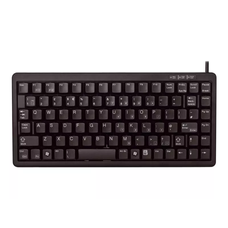 Teclado CHERRY G84-4100 universal USB AZERTY francés negro