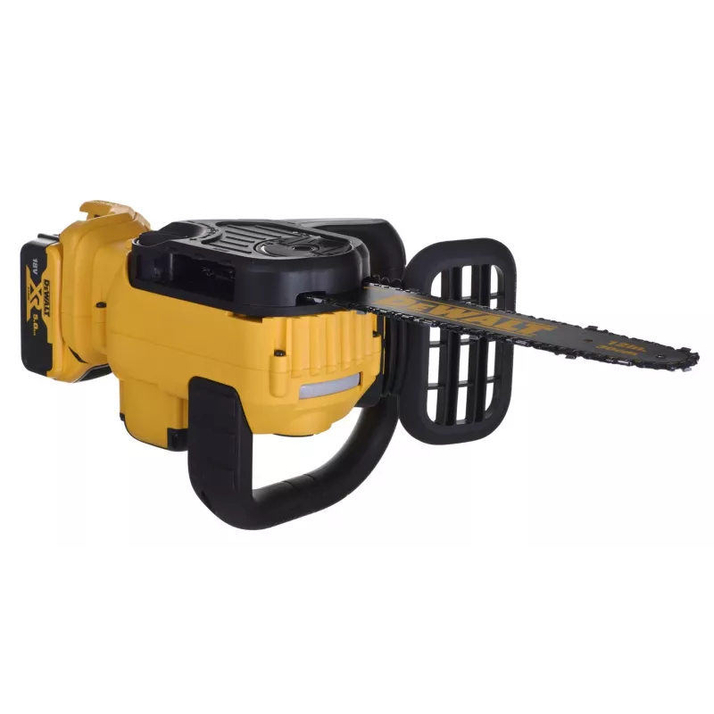 Motosierra DeWalt DCM565P1 — inalámbrica, espada 30 cm, batería 5 Ah, depósito de aceite 0,12 L