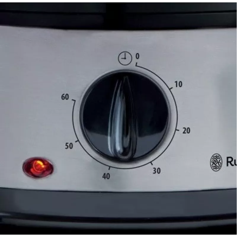 Vaporera Russell Hobbs 19270-56, 3 cestas, 9 L en total, 800 W, acero inoxidable