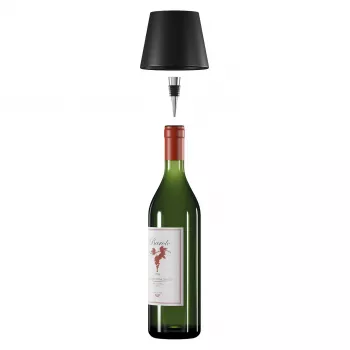 RealPower TableLight 360 3W lámpara de mesa LED negra IP44