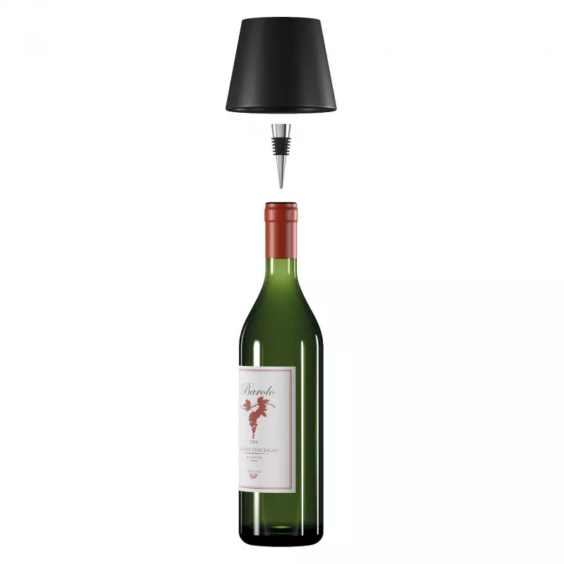 RealPower TableLight 360 3W lámpara de mesa LED negra IP44