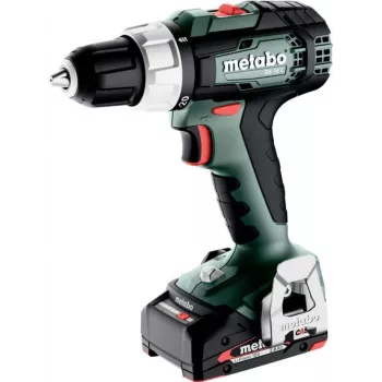 Taladro atornillador a batería Metabo BS 18 L con 2 baterías de 2Ah y metaBOX
