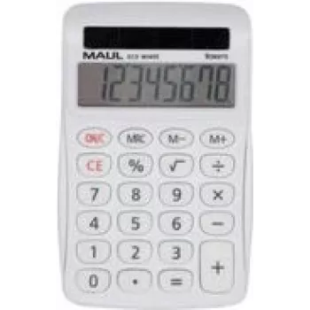 Jakob Maul GmbH calculadora de sobremesa ECO MJ 455 8 dígitos blanca alimentación solar - sin pila (7263102)