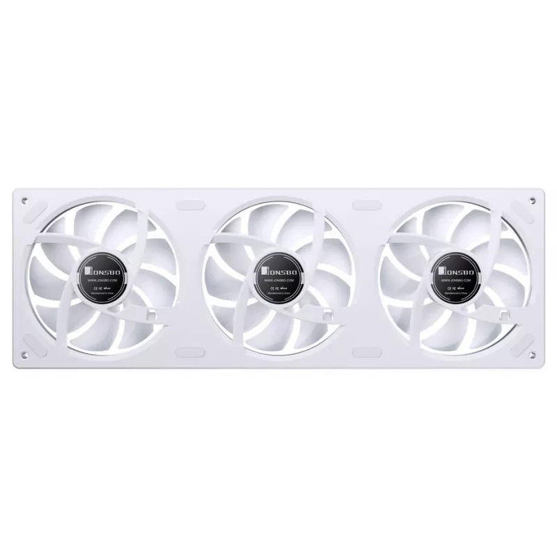 Jonsbo ZA-360 set de ventiladores, Reverse Blade, PWM, ARGB, 360 mm, blanco