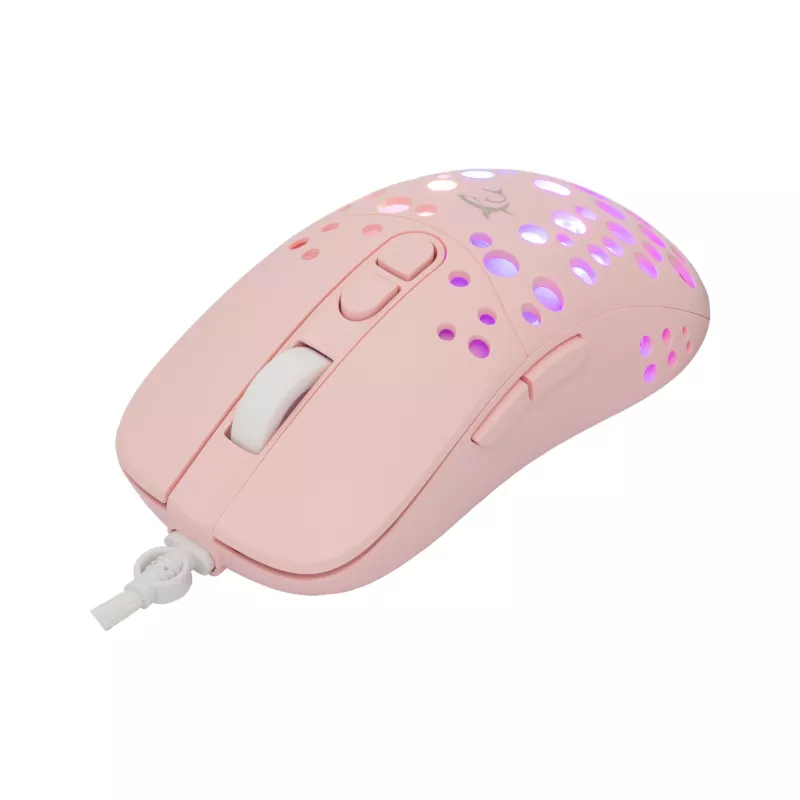 Ratón White Shark GM-9004 Tristan-2 rosa RGB USB