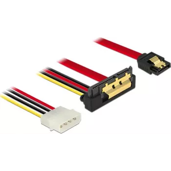 Cable SATA DeLOCK 85231 0,3 m SATA 7 pines + Molex 4 pines