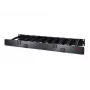 APC AR8612 organizador de cables horizontal, de una cara con tapa, 1U, 150 mm (6") de profundidad, negro