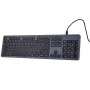 Teclado con cable CK-400 negro-gris