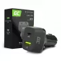 Cargador para coche Green Cell CAD33, 42 W, USB-C PD + USB-A QC3.0, entrada 12/24 V, salida 5–12 V