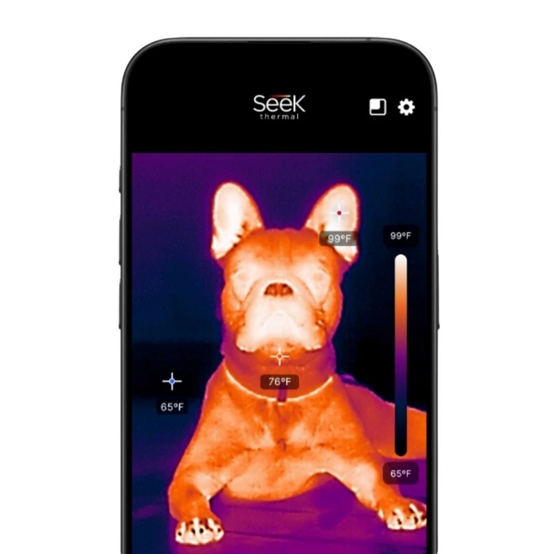Seek Thermal Nano 300 CQ-DBAX cámara térmica para Android, USB-C, 320×240, 25 Hz, negra