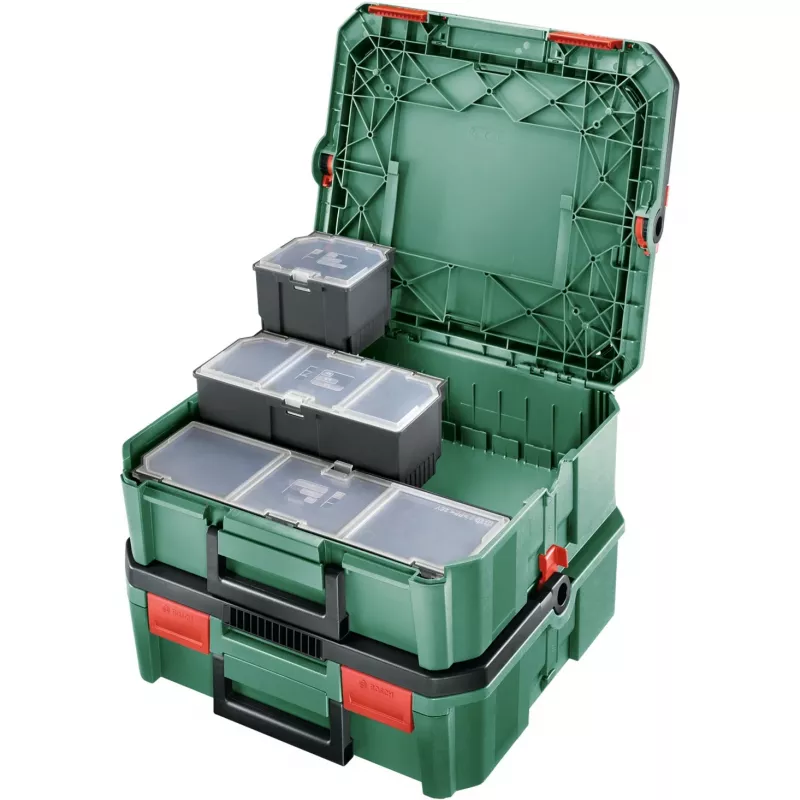 Caja de almacenamiento Bosch SystemBox Rectangular Polipropileno (PP) Negro, Verde