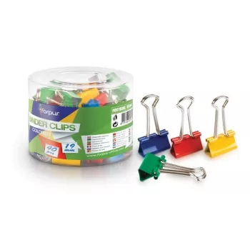 Clips Forpus, 19 mm, de colores (40) 1105-007