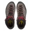 Salewa MTN Trainer Mid GTX Male Adult Charcoal, gris, rojo