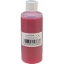 Tinta para almohadilla de sellos EUROLITE UV-activa transparente roja 100 ml, tinta de sellos UV-reactiva transparente roja