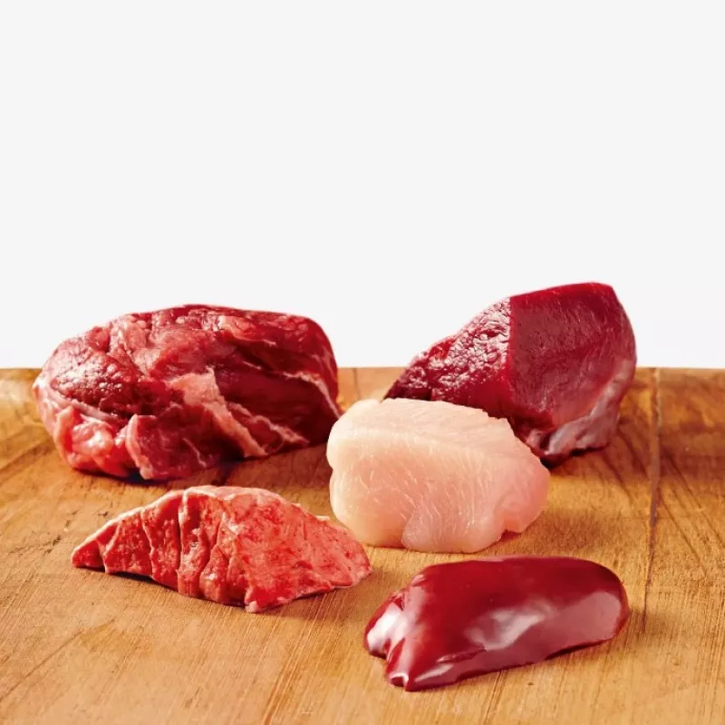 Comida húmeda para perros animonda GranCarno Original Junior — ternera y pollo, 400 g lata, para la fase de crecimiento, sin gluten ni soja