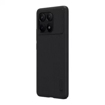 Funda protectora Nillkin Super Frosted Shield Pro para Xiaomi Redmi K70E / Poco X6 Pro 5G — negra, rígida mate antideslizante