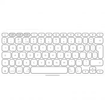 Teclado Logitech Keys-To-Go 2 universal Bluetooth QWERTY US International blanco