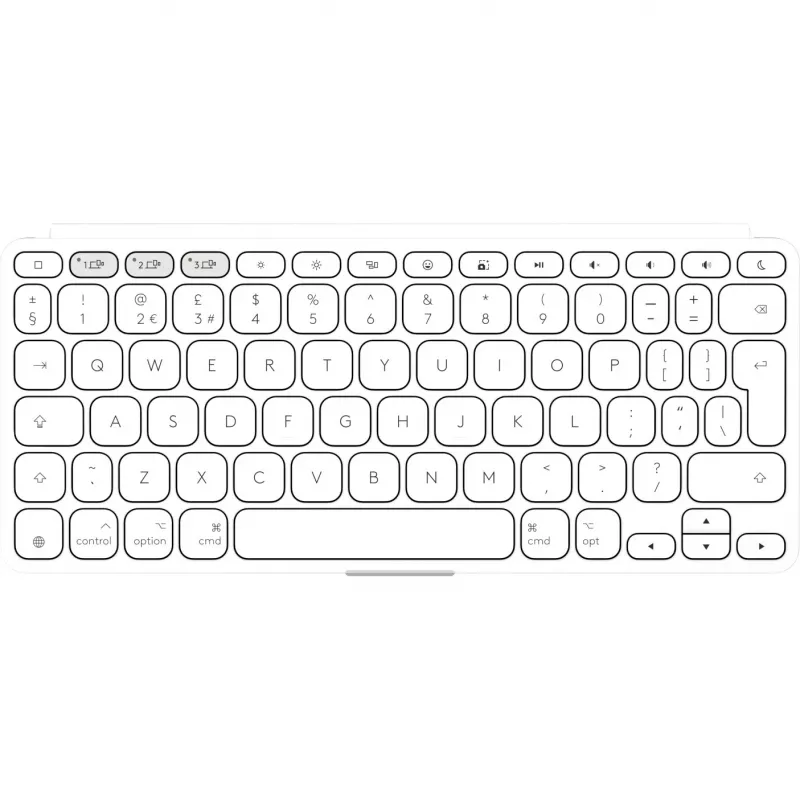 Teclado Logitech Keys-To-Go 2 universal Bluetooth QWERTY US International blanco
