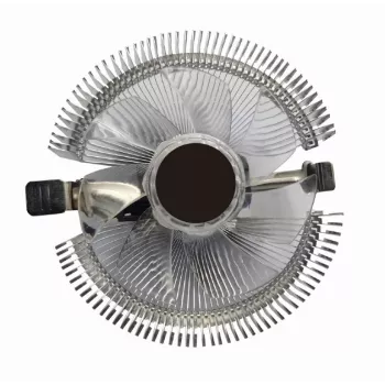 Disipador de CPU Gembird CPU-HURACAN-X40 — ventilador de 90 mm, 800–1600 rpm, soporte LGA-775, transparente