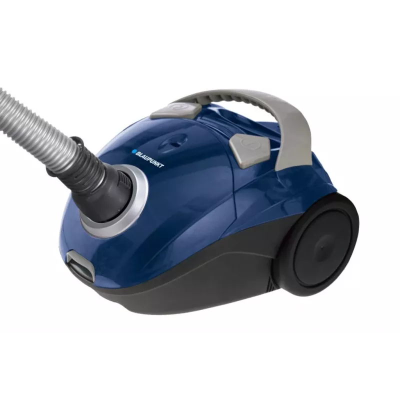 Aspirador de cilindro BLAUPUNKT VCB202 AGDBLVC053 — 700 W, bolsa de 2 L, tubo telescópico de metal, cable de 4,2 m, azul