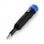 iFixit Narwhal destornillador 6 en 1, tapa giratoria con bloqueo - negra
