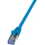 Cable de red LogiLink 1m RJ-45 Cat6a azul