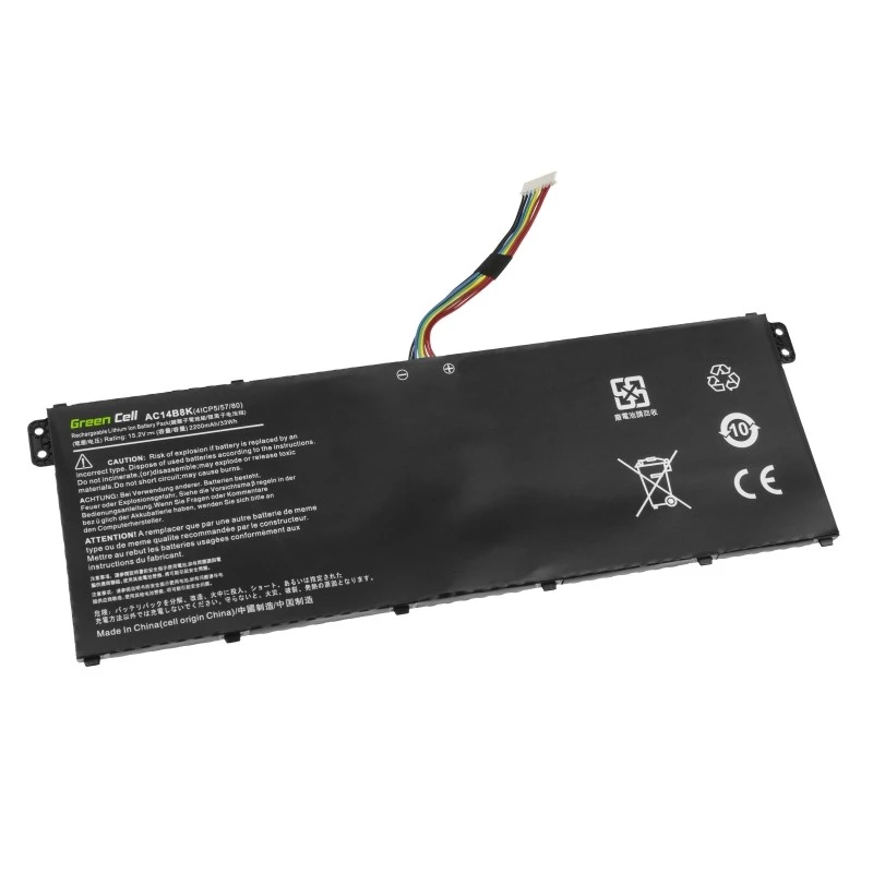 Batería de repuesto para portátil Green Cell AC72