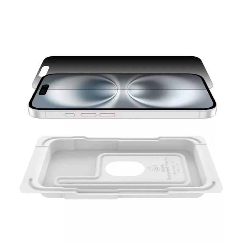 Protector de pantalla Belkin ScreenForce para iPhone 16 cristal templado Privacy