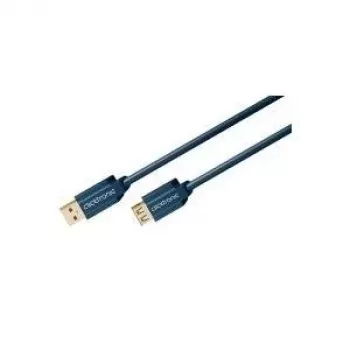 Cable USB ClickTronic 3 m USB 3.0 A/A m/h 3 m USB A USB A azul (70120)