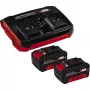 Kit cargador de batería Einhell 2x 4.0Ah Twincharger AC LED