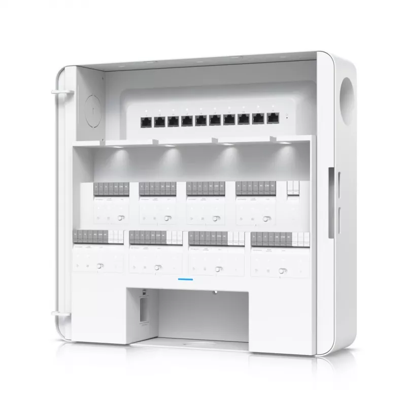 Controlador de puertas de seguridad Ubiquiti Enterprise Access Hub Armario 8 puertas Ethernet
