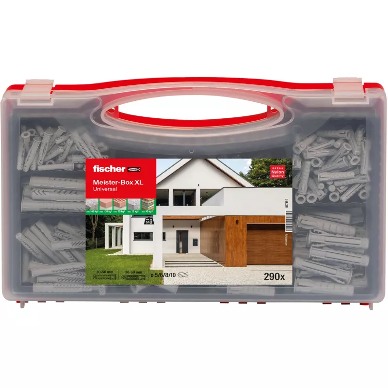 fischer 577159 Meister-Box XL caja surtida de tacos 290 unidades (577159)