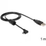 Cable USB DeLOCK 83250 USB 2.0 1 m USB A Micro-USB B negro