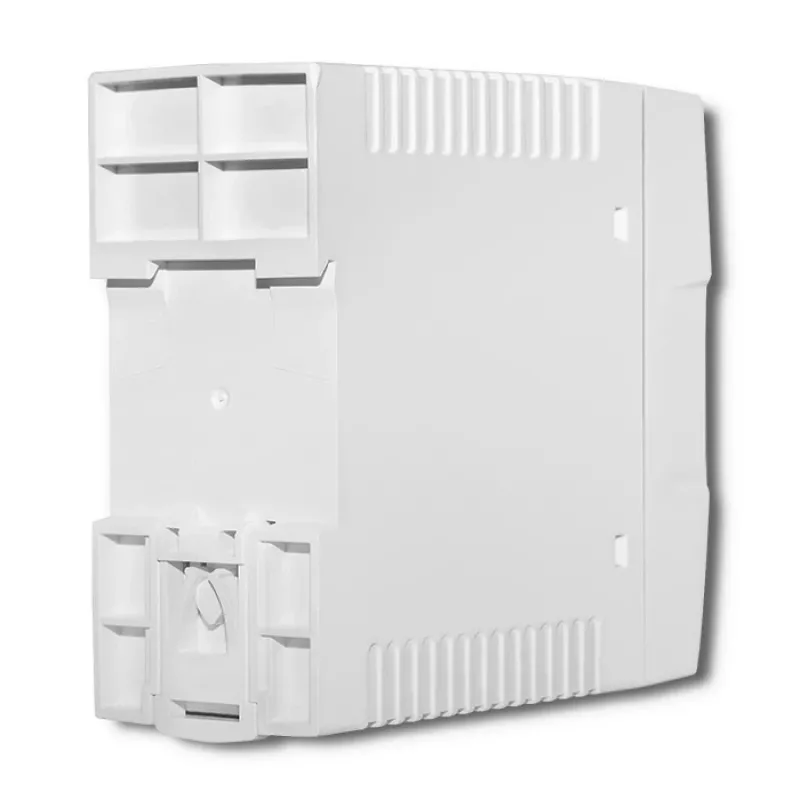 Qoltec Fuente de alimentación para carril DIN | 40W | 24V | 1.67A | Blanco | perfil bajo