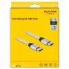 Cable HDMI DeLOCK Ultra High Speed 48 Gbit/s 8K 60 Hz plata 3 m