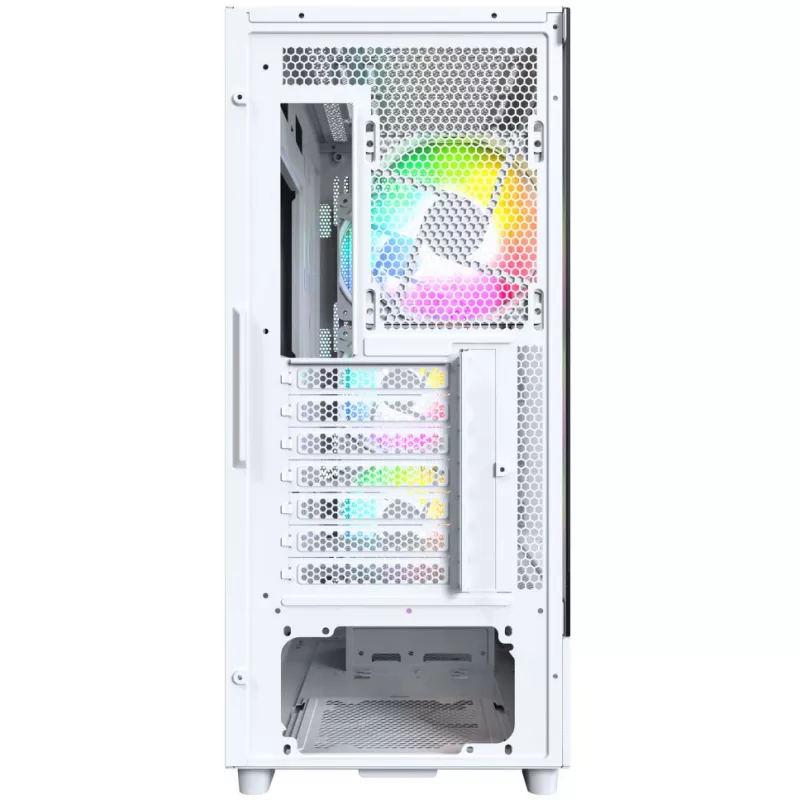 Caja de PC Montech X5 Midi Tower Blanco ATX 3 ventiladores de 140 mm