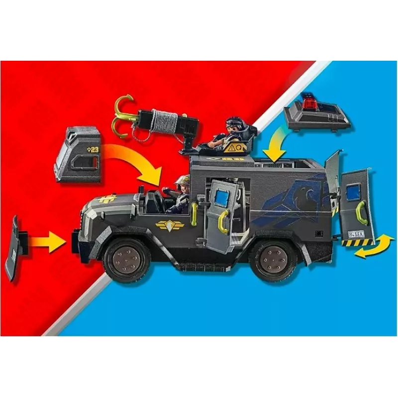 Set de juego de acción y aventura Playmobil City Action 71144 multicolor 5–10 años