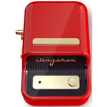 Impresora de etiquetas NIIMBOT B21S roja — impresora térmica Bluetooth compacta, 50 mm de ancho de impresión, 60 mm/s, batería de 1200 mAh