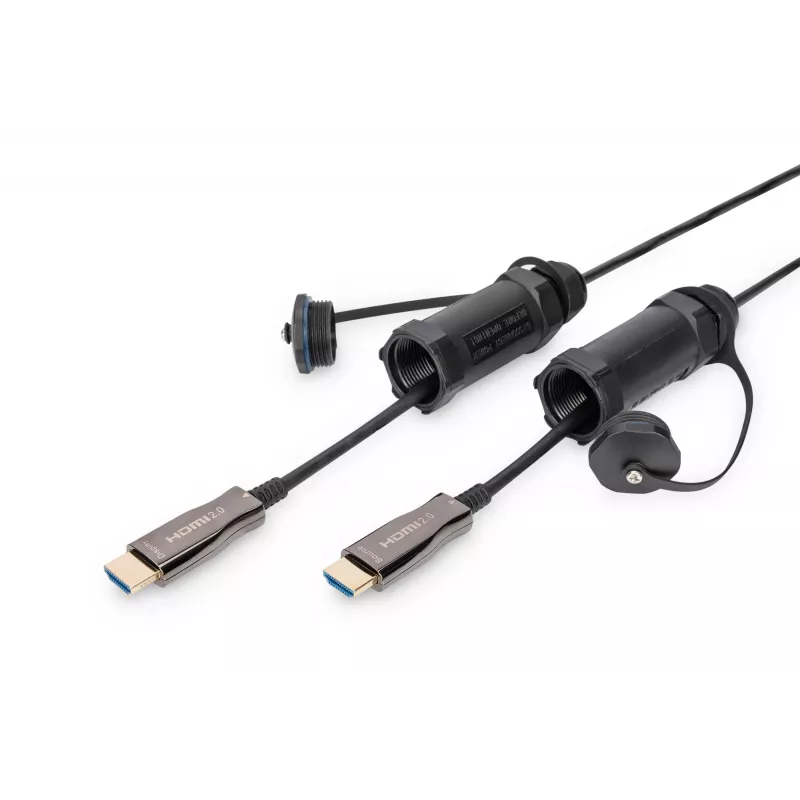 Cable de conexión blindado Digitus 4K HDMI AOC 10m 2.0 14,4 Gbit/s