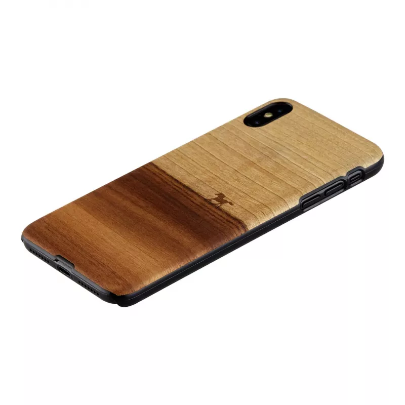Funda para móvil man and wood para iPhone XS Max — funda protectora negra