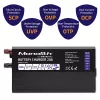 Cargador de baterías inteligente Qoltec Smart Monolith para baterías LiFePO4 AGM GEL SLA | 20A | 24V