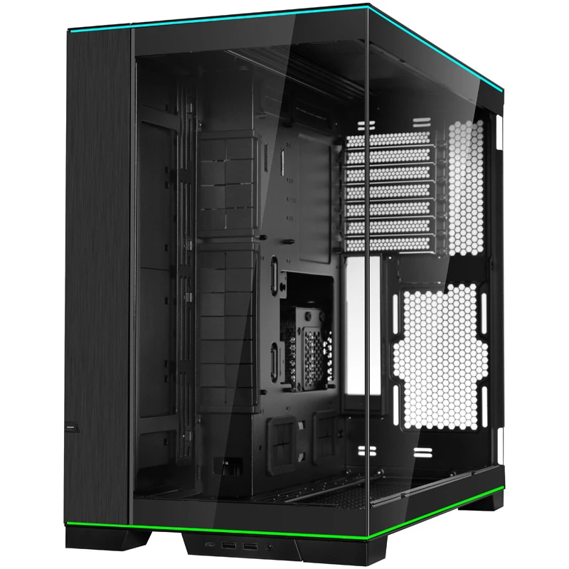 Caja de PC Lian Li O11DERGBX O11D EVO cristal semitorre negra RGB templado