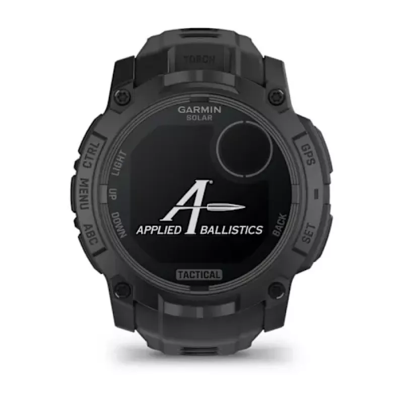 Garmin Instinct 3 Solar Tactical Edition 50 mm reloj inteligente, negro, correa de silicona