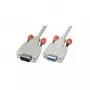 Cable serie Lindy Sub D-9/Sub D-9 gris 20 m