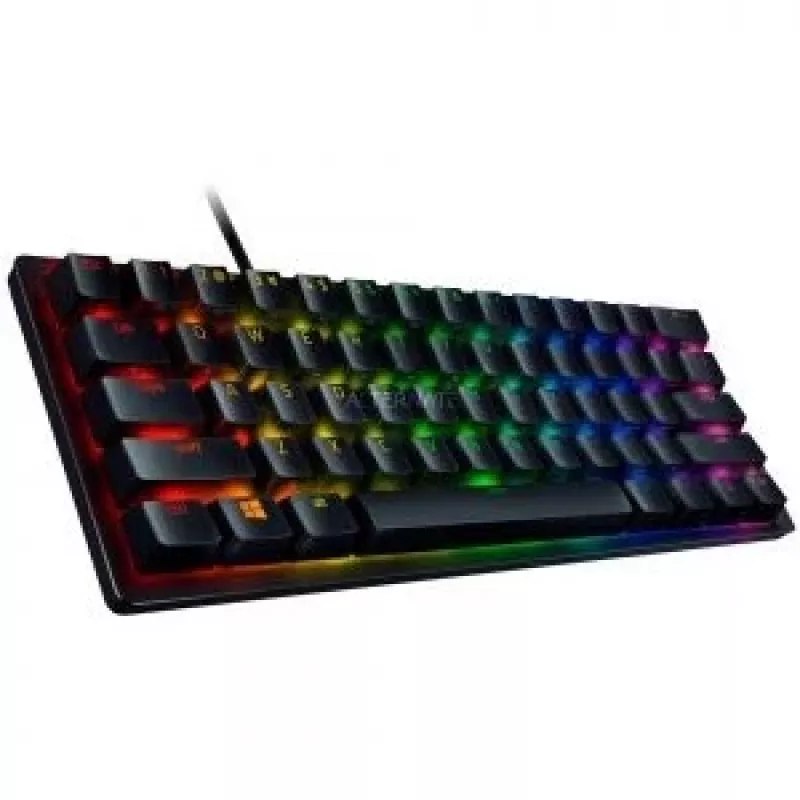 Huntsman Mini, teclado gaming negro, DE-Layout, Razer Linear Optical (Red)