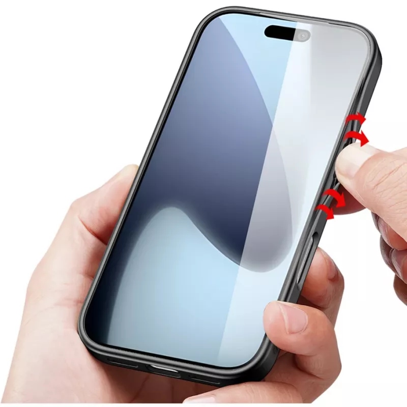 Nevox StyleShell NYLO 2528 Funda para iPhone 17 Pro, negro