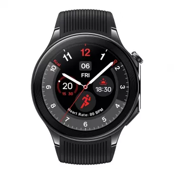 OnePlus Watch 2 - 46 mm - smartwatch con correa - fluoroelastómero - tamaño de muñeca: 140-210 mm - pantalla 3,63 cm (1,43