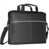 Funda para portátil DEFENDER Lite 39,6 cm (15,6 inch) negro/gris, poliéster, cremallera, asa de transporte, correa de hombro extraíble