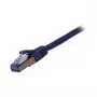 Cable de parcheo RJ45 - CAT6A 500 MHz - 0,5 m - azul - S-STP (S/FTP) - verificado por componentes (certificado GHMT) - AW