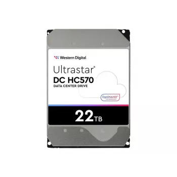 WD Ultrastar DC HC570 - disco duro - 22TB - interno - 3.5 (8,9 cm) - SATA 6Gb/s - 7200 rpm - búfer: 512MB - para Intel Next Unit of Computing 13 Extr